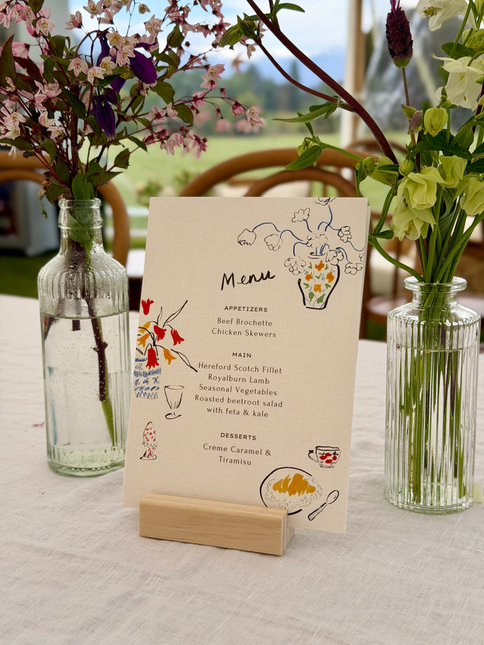 Asado catering setup