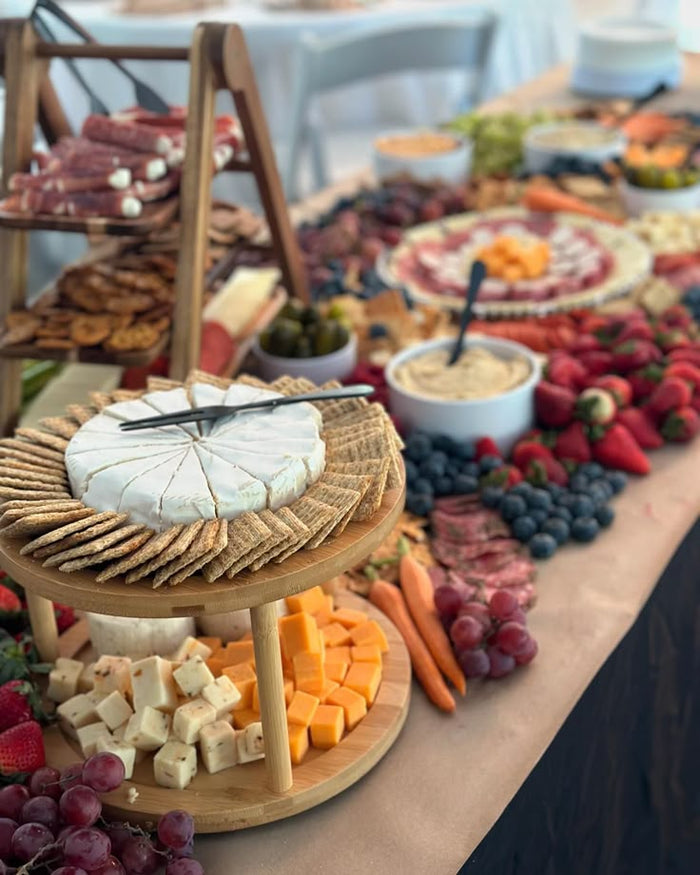 Open fire buffet event