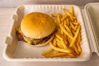 single smash cheeseburger  w/fries